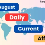 15 August Daily Current Affairs in Hindi and English